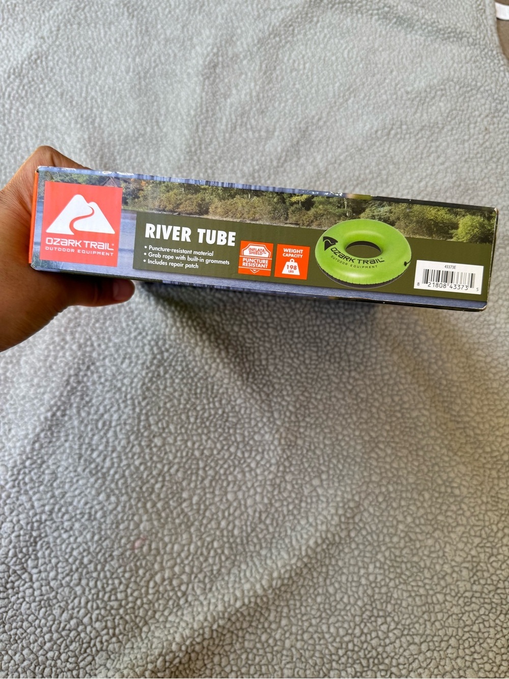 Ozark Trail River/Pool Inflatable Durable 39" Tube River Float, GREEN - NEW - Picture 5 of 8